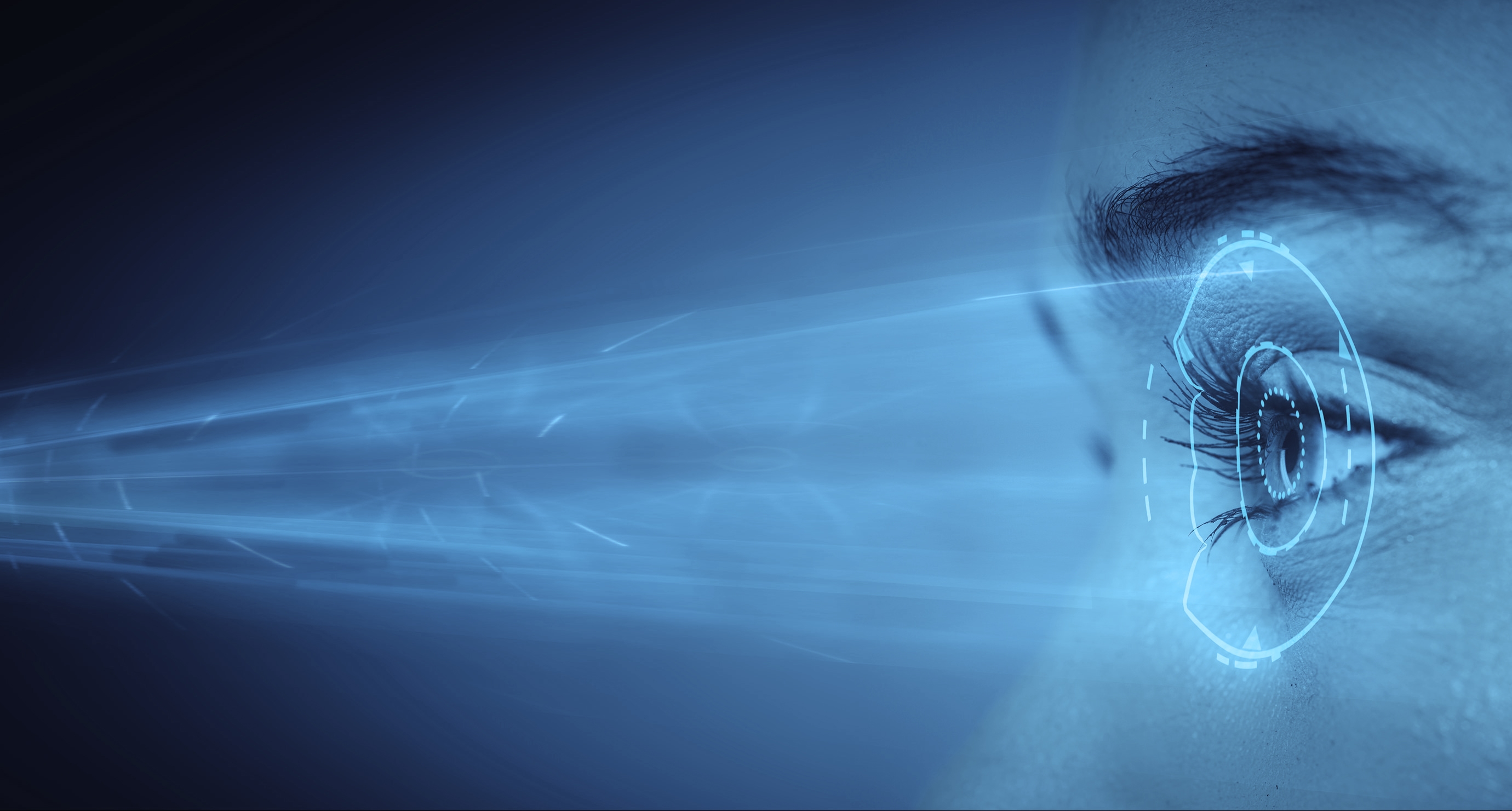 A Retina used as background image